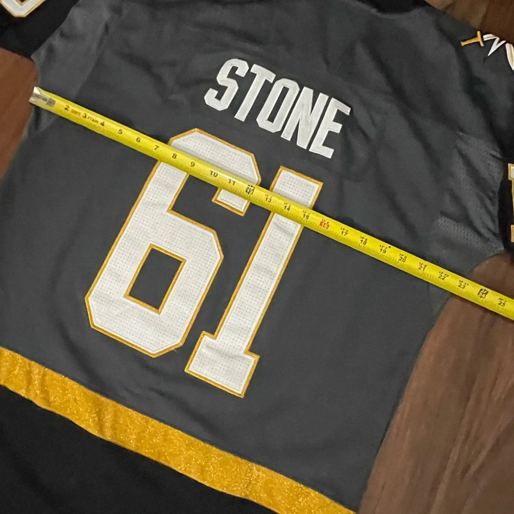 Vegas Golden Knights Mark Stone Jersey Sz Large #61 Climalite Captain - Picture 6 of 9